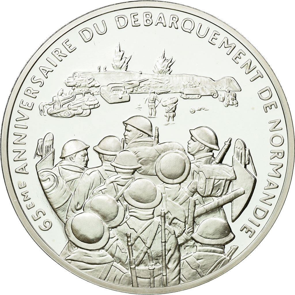 Francia, medalla, 65ème Anniversaire du Débarquement de Normandie, History