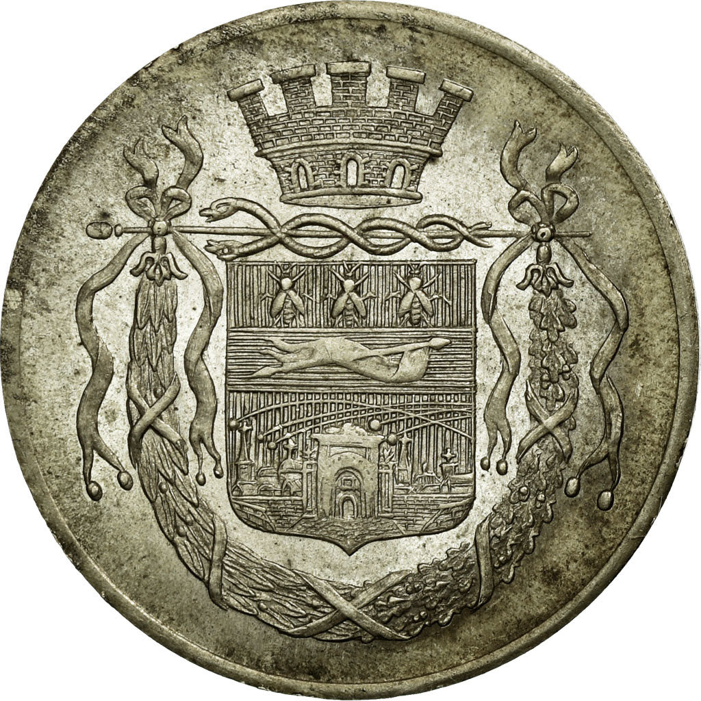 France, Token, Industry, 1884, AU(50-53), Billon