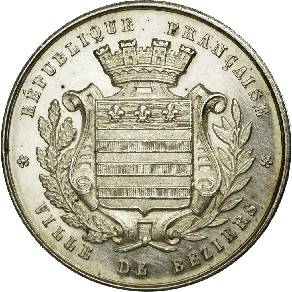 France, Token, Instruction and Education, AU(50-53), Silver
