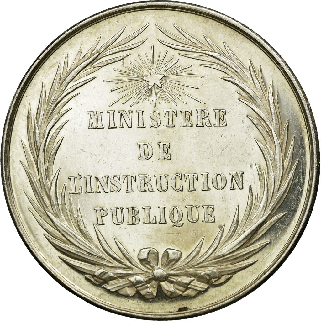 France, Token, Education, Bureau d'Administration des Lycées, n.d., Silver
