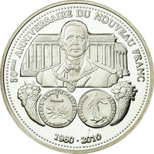 France, Medal, Nouveau Franc De Gaulle, MS(65-70), Silver