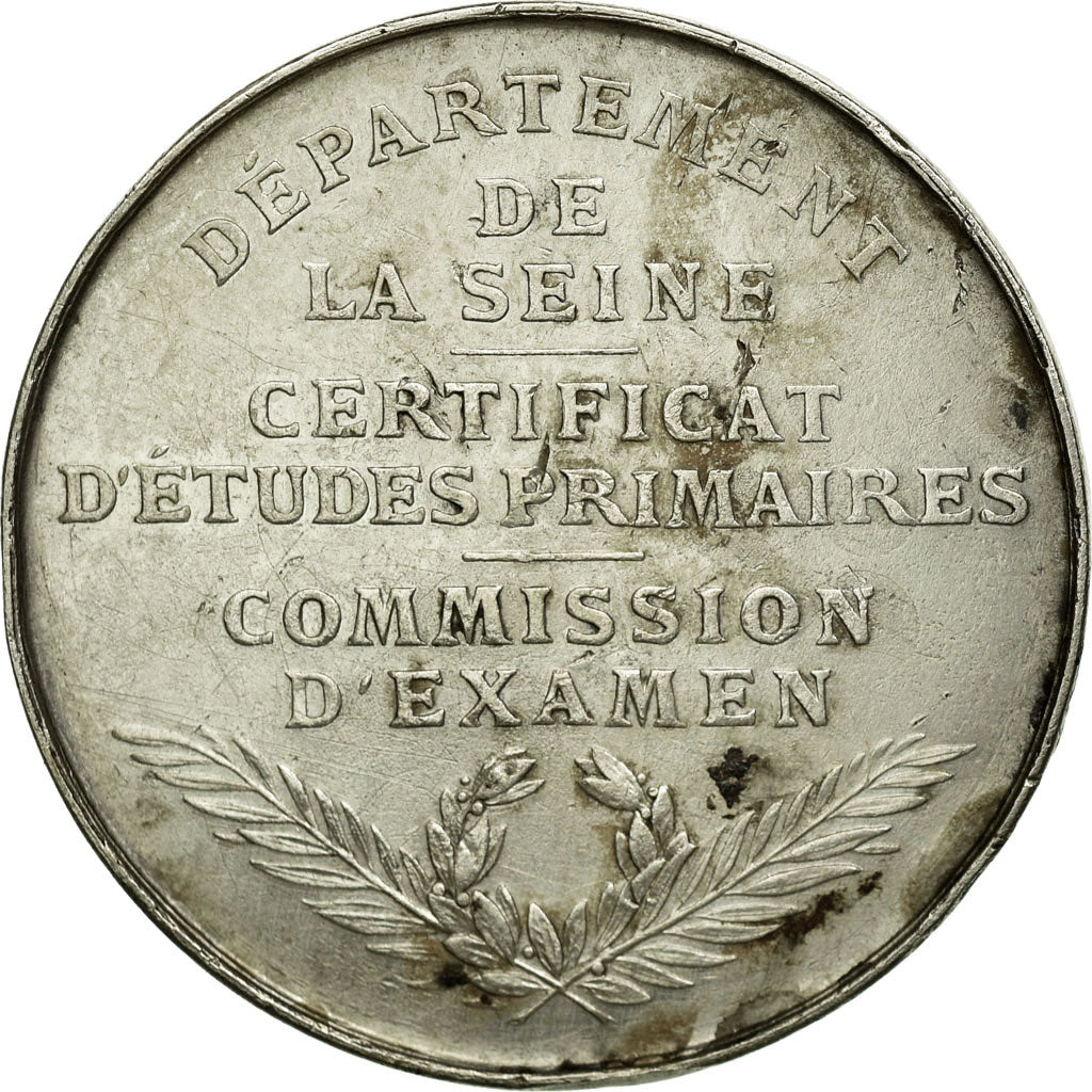 France, Token, Instruction and Education, AU(50-53), Silver