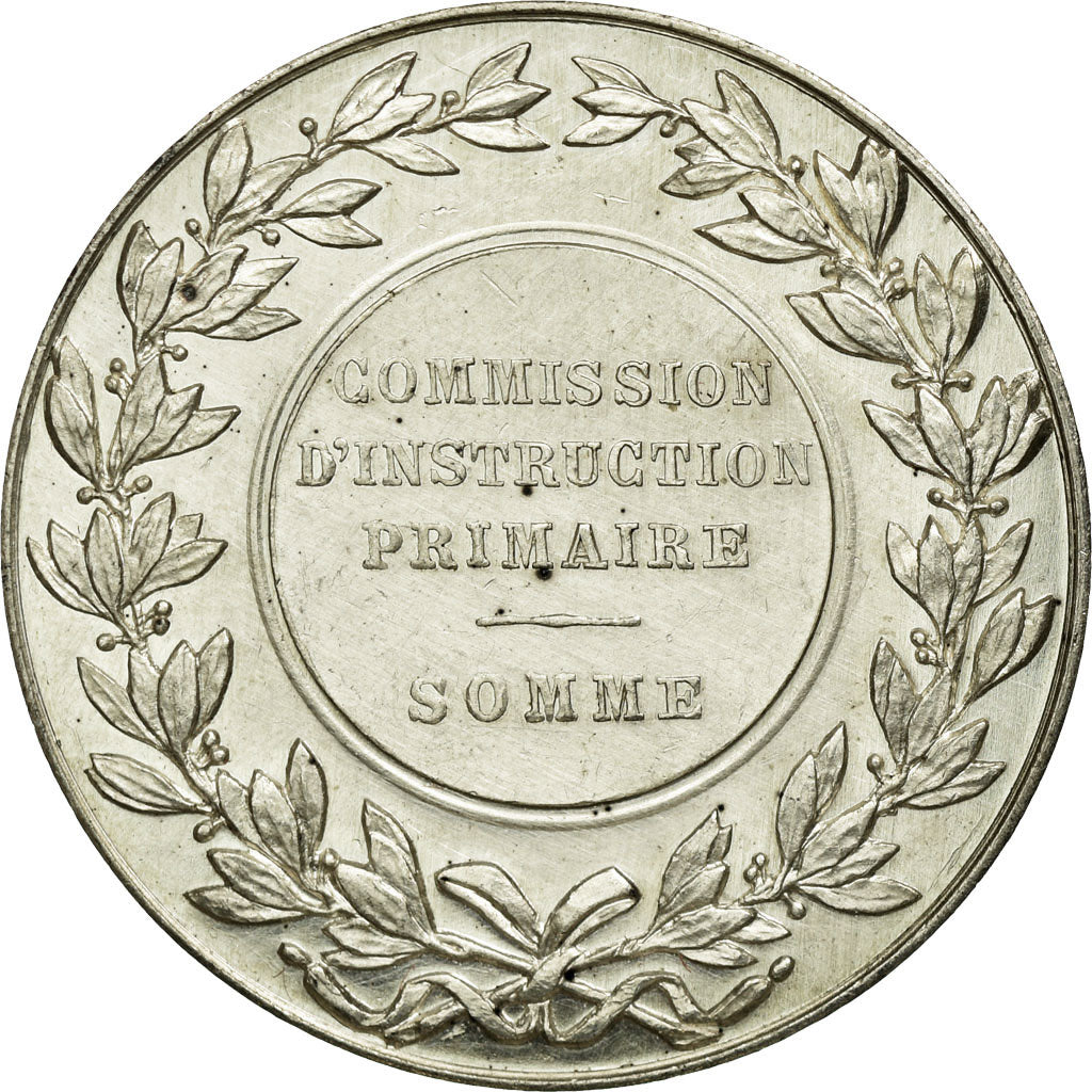 France, Token, Instruction and Education, AU(55-58), Silver