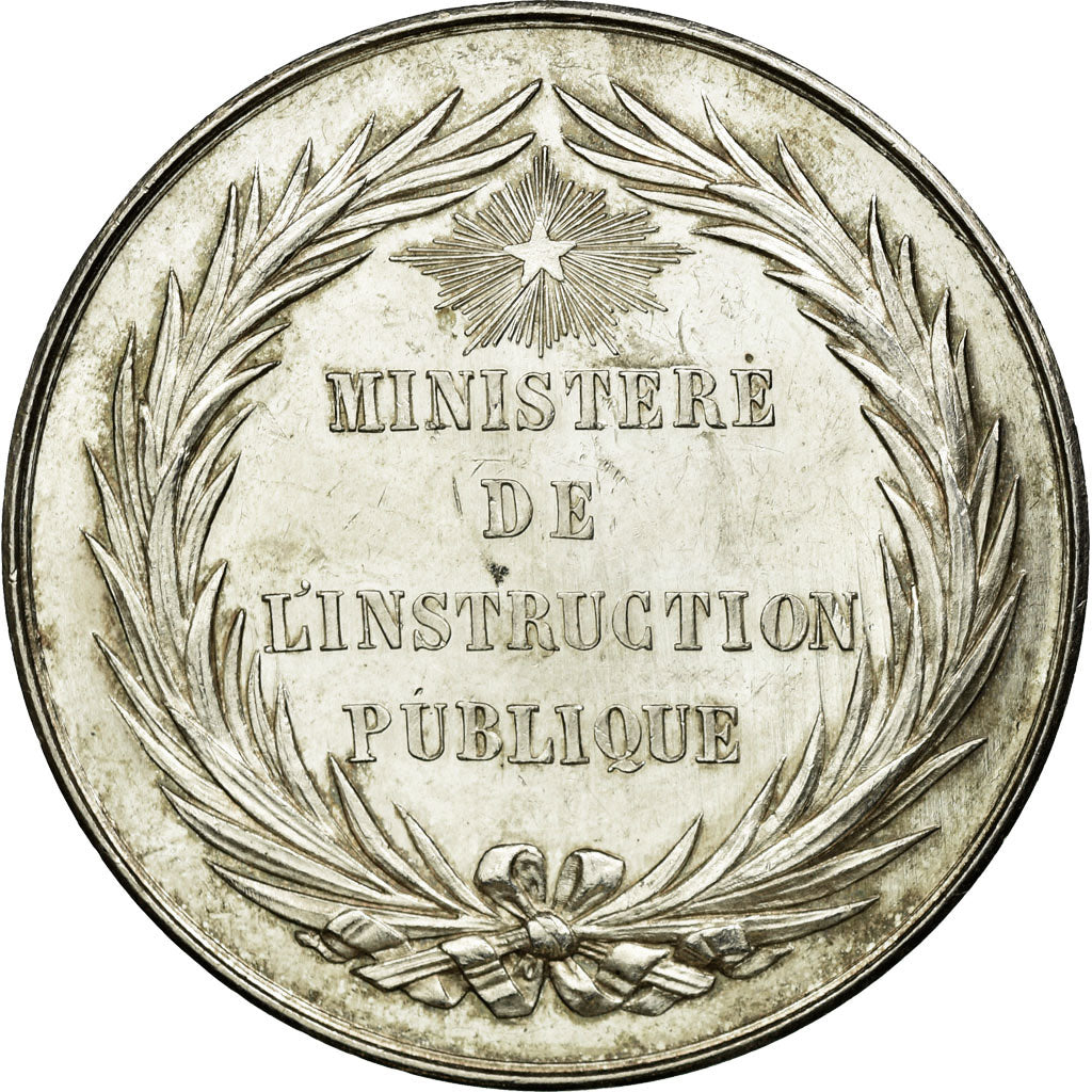 France, Token, Education, Bureau d'Administration des Lycées, n.d., Silver