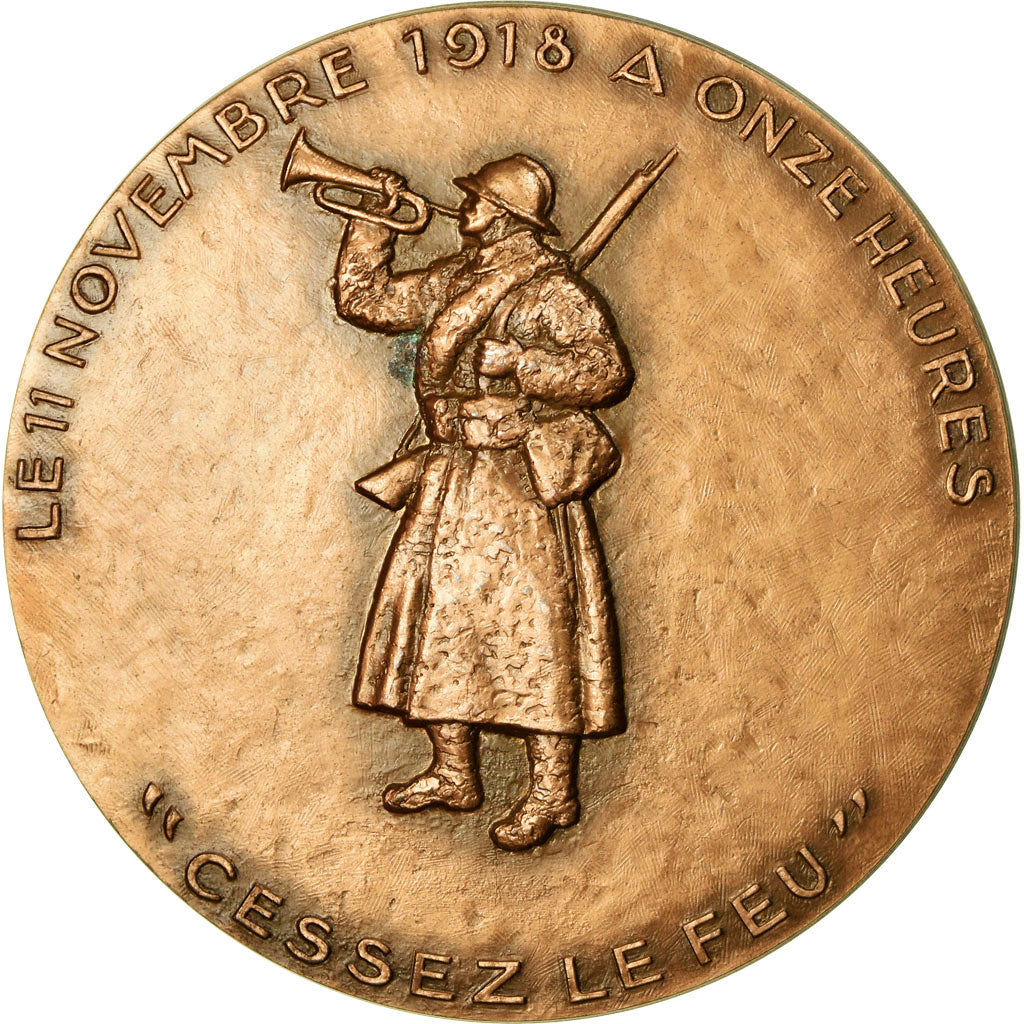 Frankreich, Medaille, Cinquantenaire de l'Armistice, Clémenceau, 1968