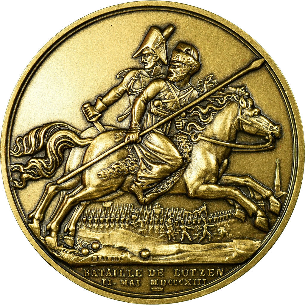 Frankreich, Medaille, Napoléon Ier, Bataille de Lutzen, Brenet, Restrike, STGL