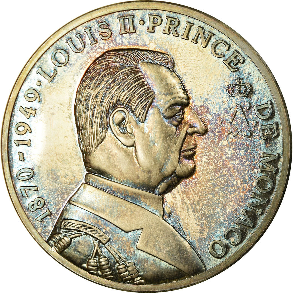 Monaco, Médaille, Louis II, Argent, BE, SPL
