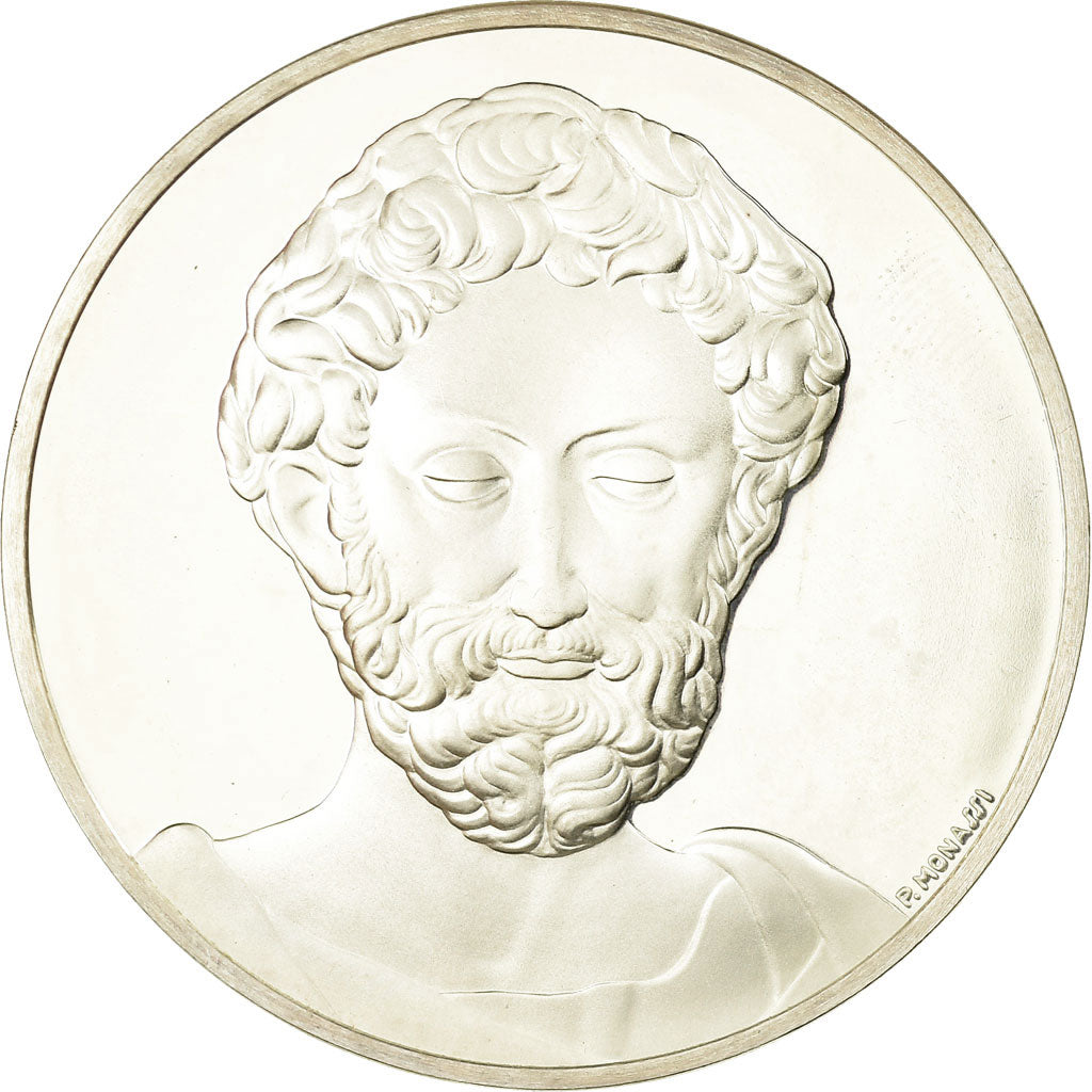 Francia, medaglia, Peinture, Michel Ange, Saint-Pierre, Monassi, SPL+, Argento