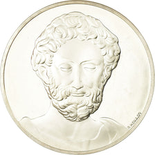 France, Medal, Peinture, Michel Ange, Saint-Pierre, Monassi, MS(64), Silver