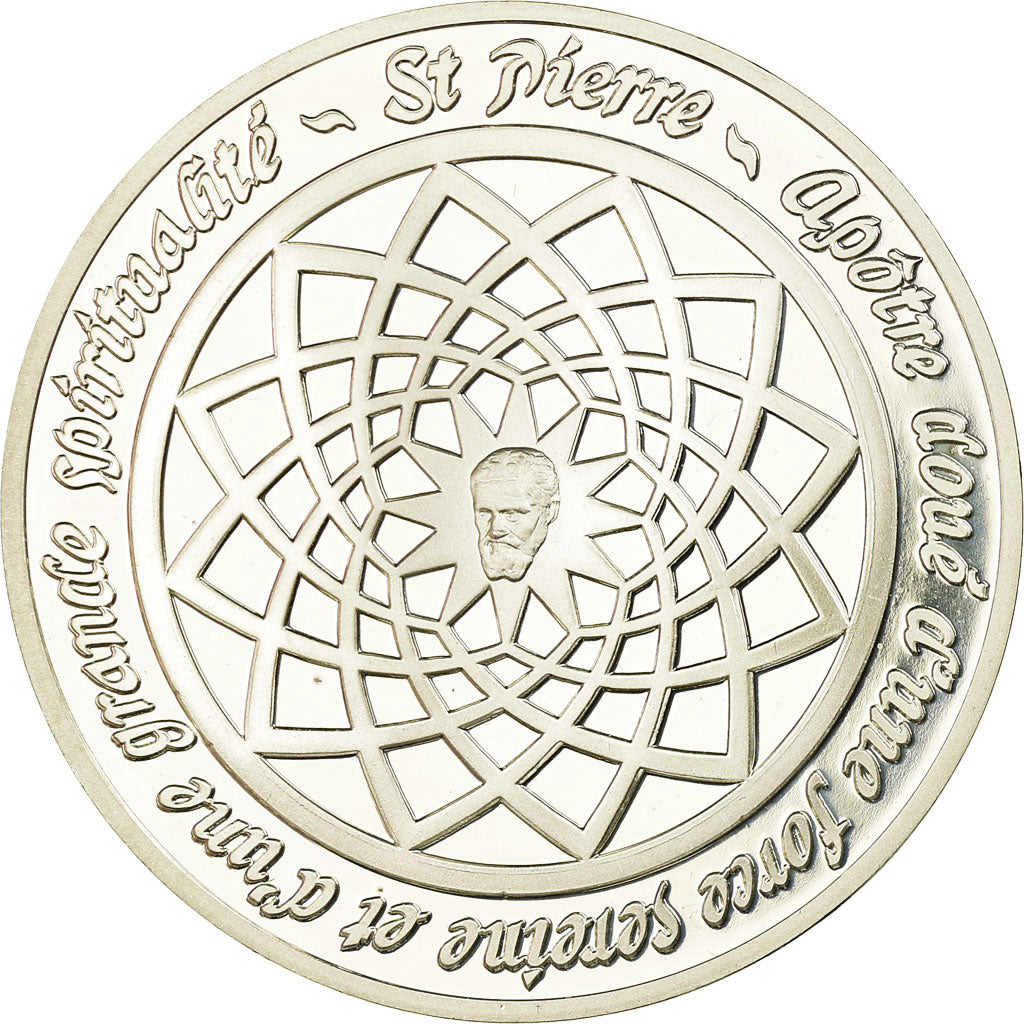 Francia, medaglia, Peinture, Michel Ange, Saint-Pierre, Monassi, SPL+, Argento