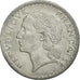 Moneda, Francia, Lavrillier, 5 Francs, 1946, Castelsarrasin, MBC, Aluminio