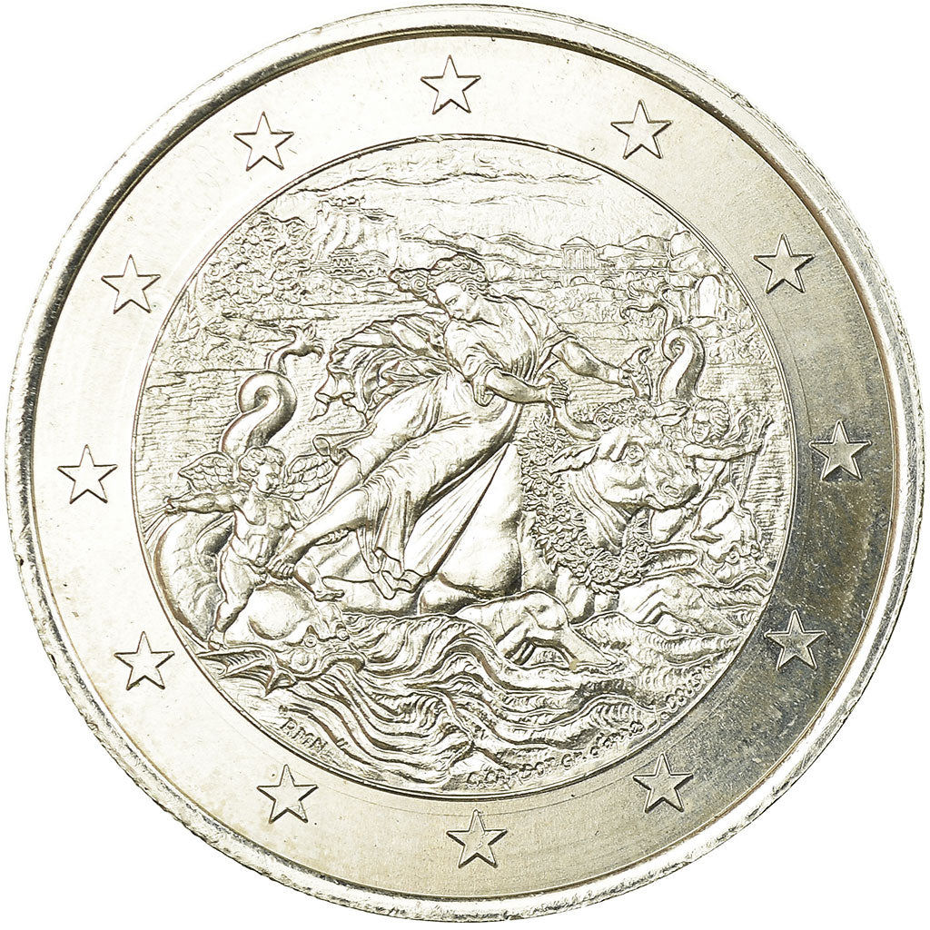Francja, Medal, 30 Euro, Centres Leclerc, Biznes i przemysł, 1996, MS(63)