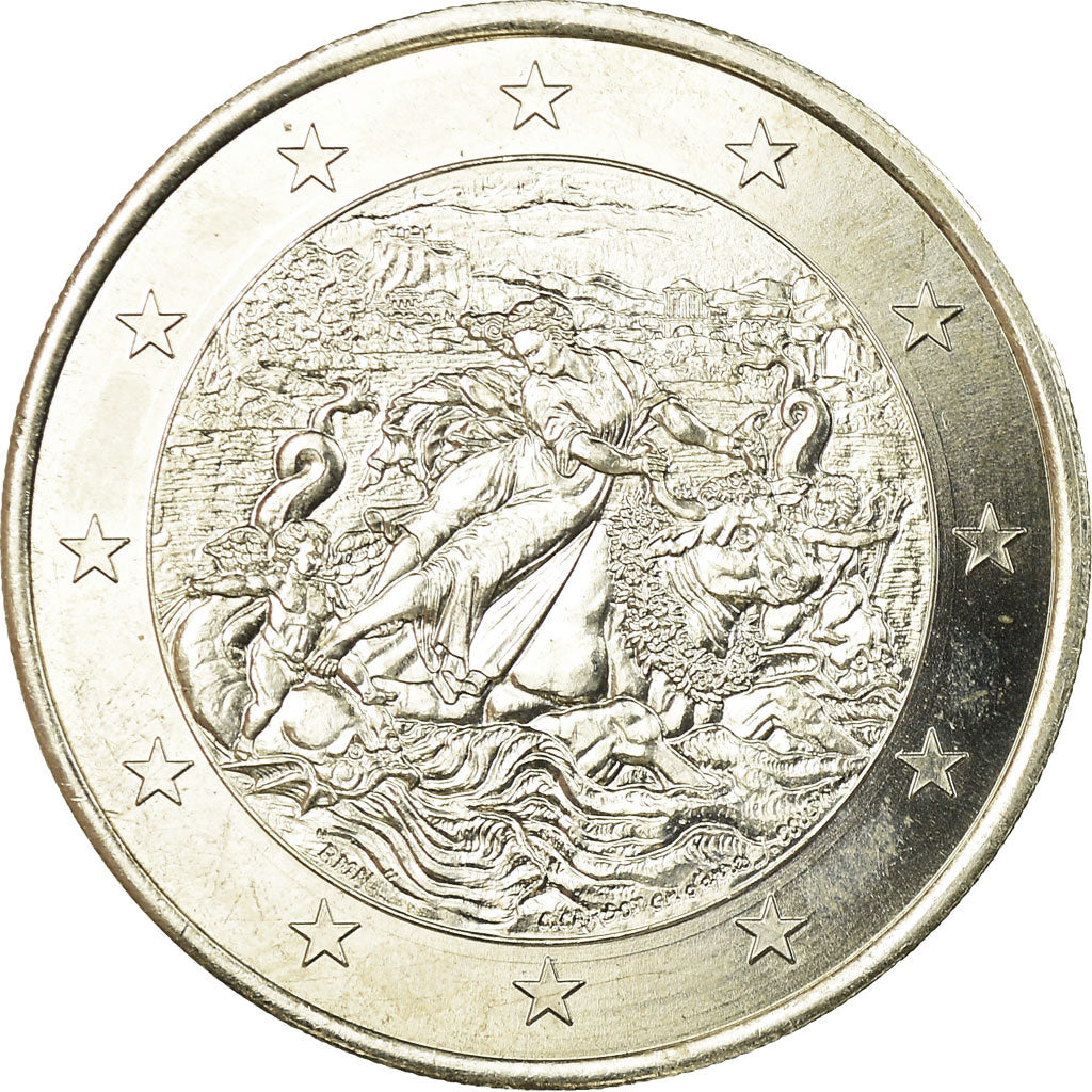 Francja, Medal, 30 Euro, Centres Leclerc, Biznes i przemysł, 1996, MS(63)