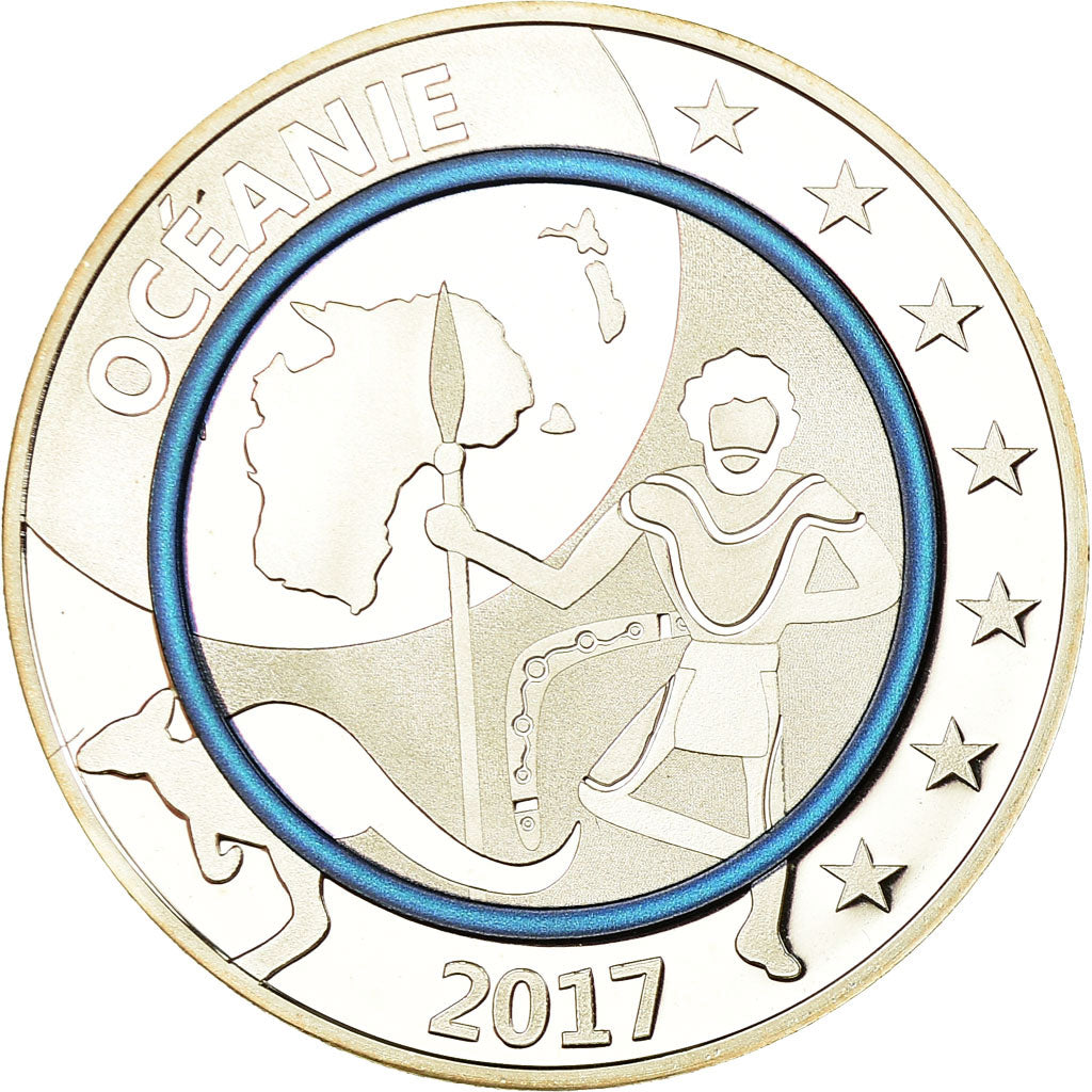 Frankreich, Medaille, Continent, Océanie, 2017, STGL, Silber