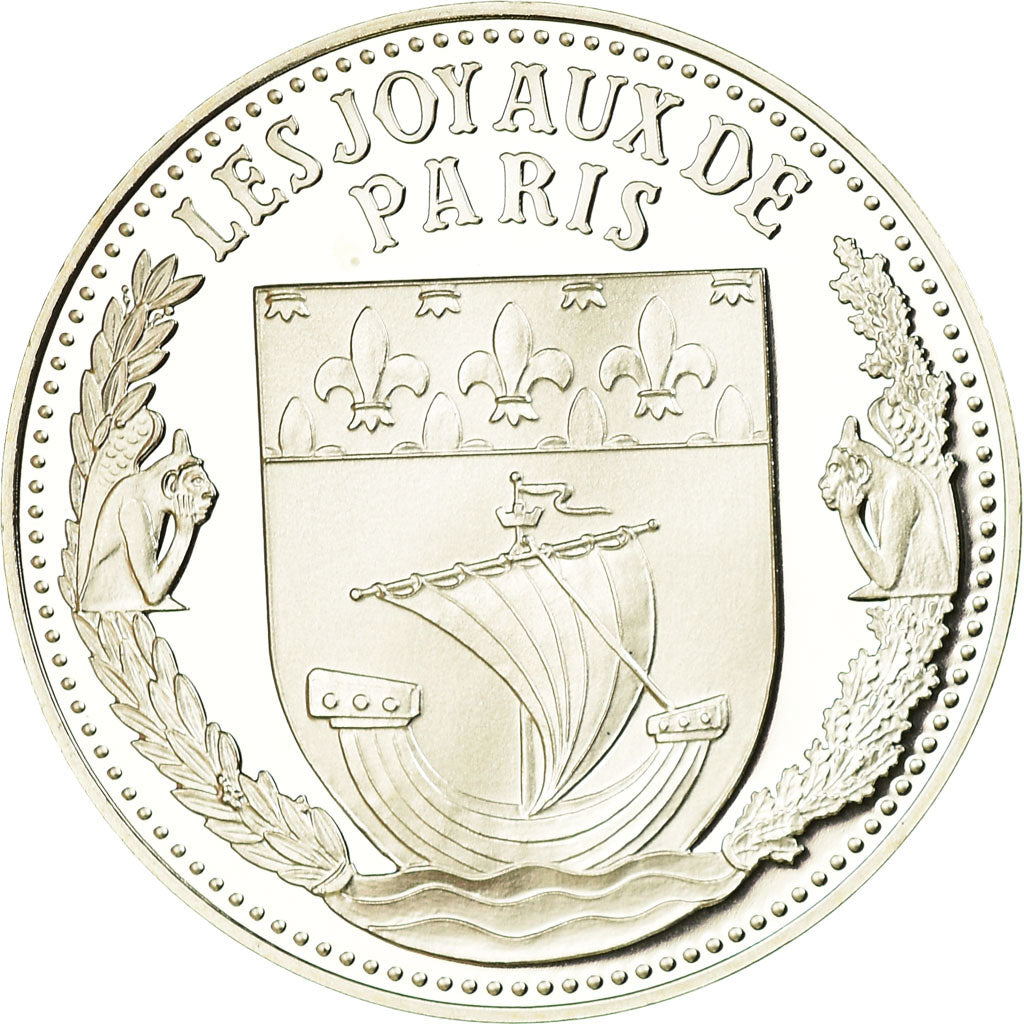 France, Medal, Les Joyaux de Paris, Théâtre du Châtelet, MS(65-70), Silver