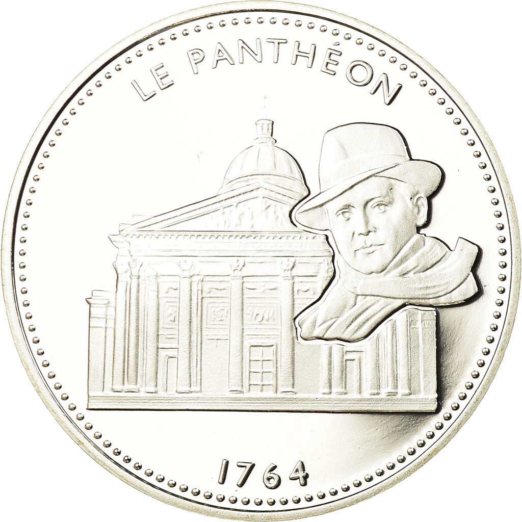 Francja, Medal, Les Joyaux de Paris, Le Panthéon, Undated, MS(65-70), Srebro