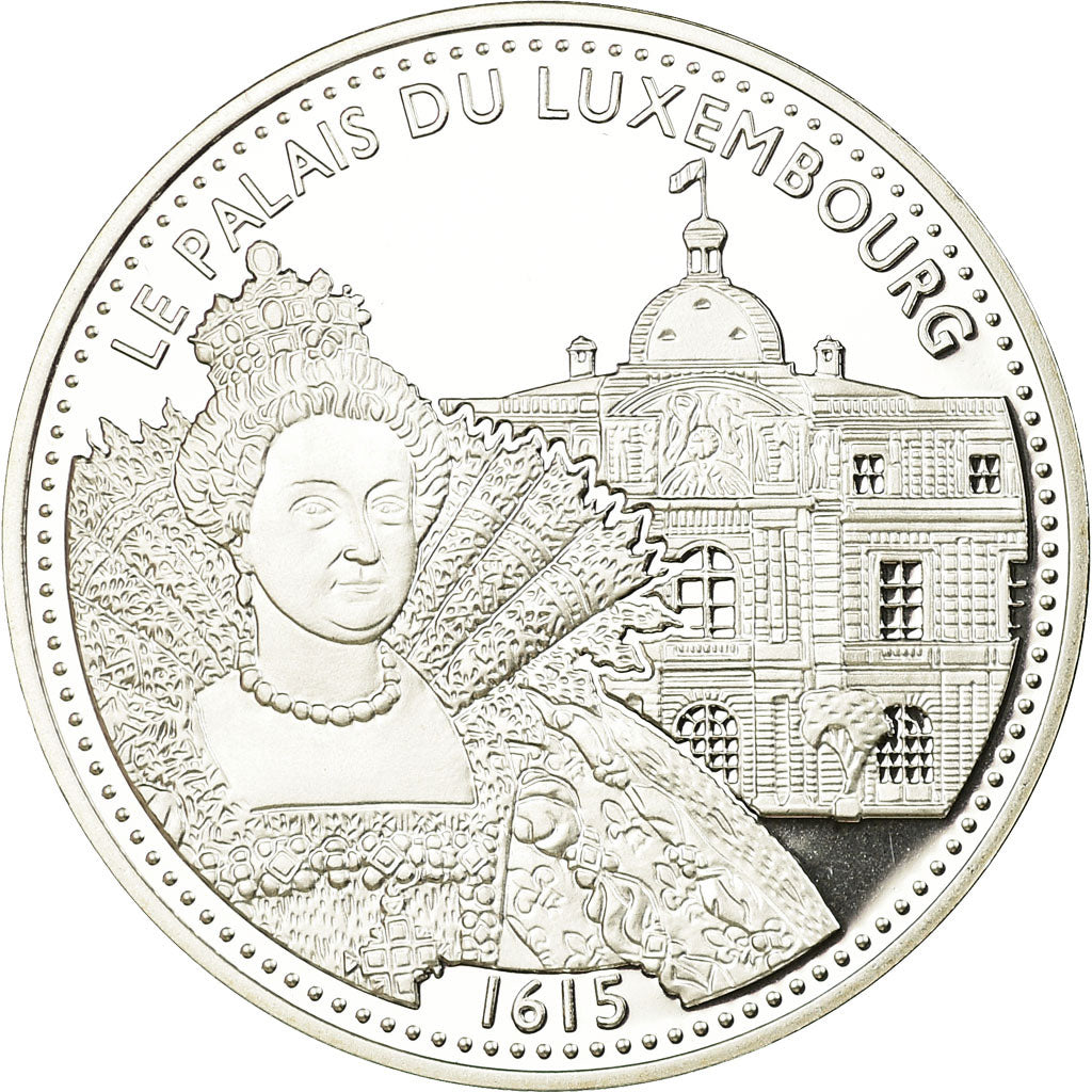 Francia, medaglia, Les Joyaux de Paris, Le Palais du Luxembourg, FDC, Argento