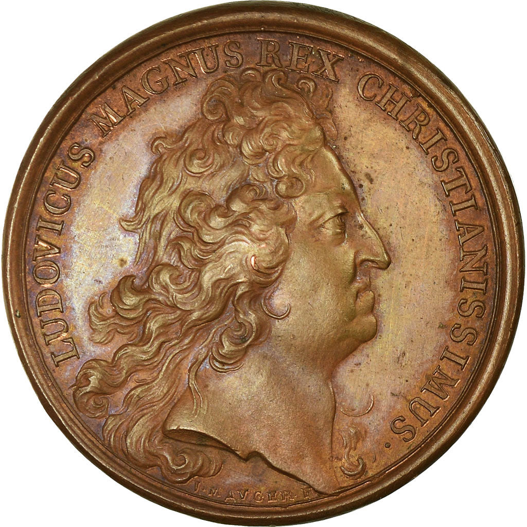France, Médaille, Louis XIV, Édit contre le luxe, 1700, Cuivre, SUP+, Mauger