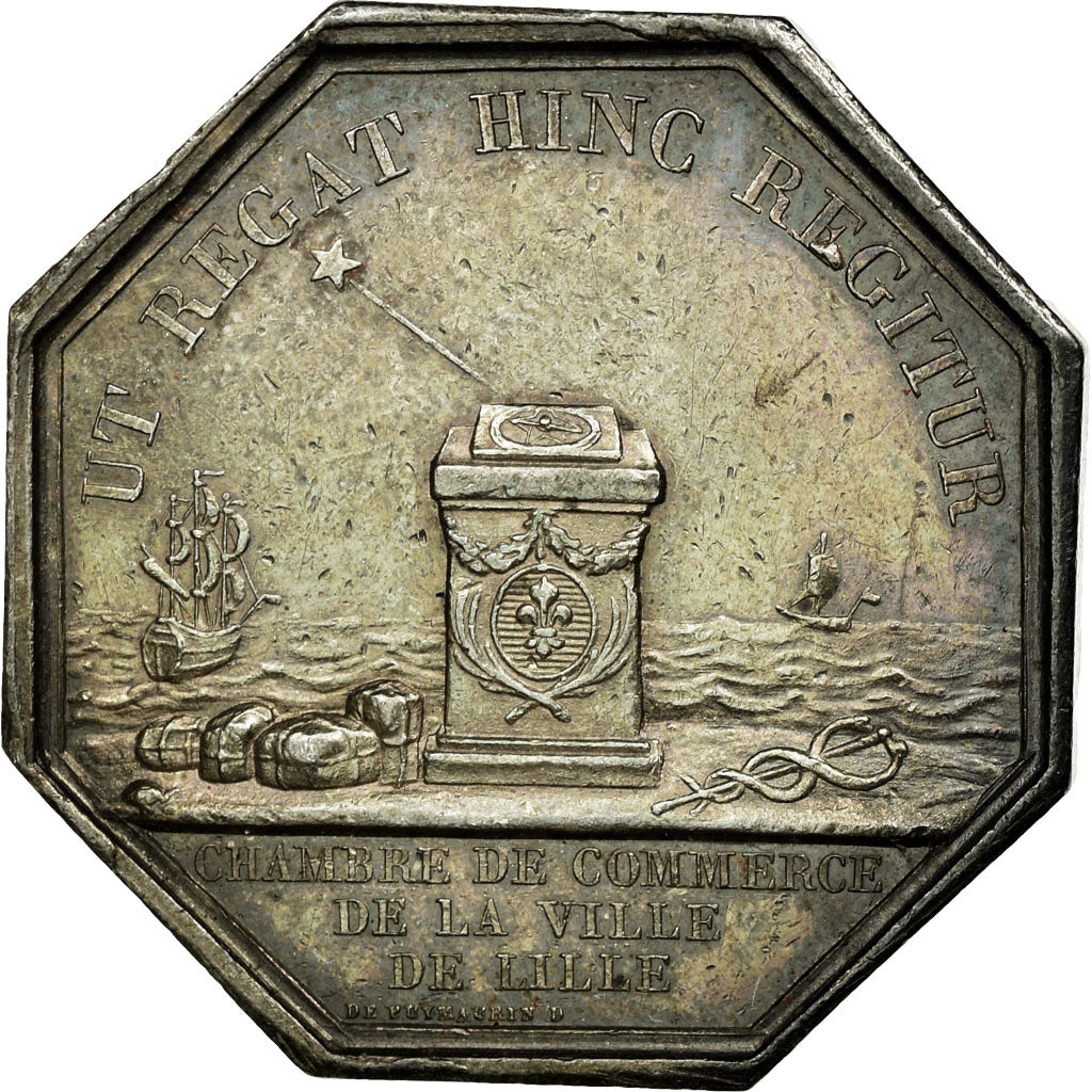 France, Jeton, Chamber of Commerce, TTB+, Argent