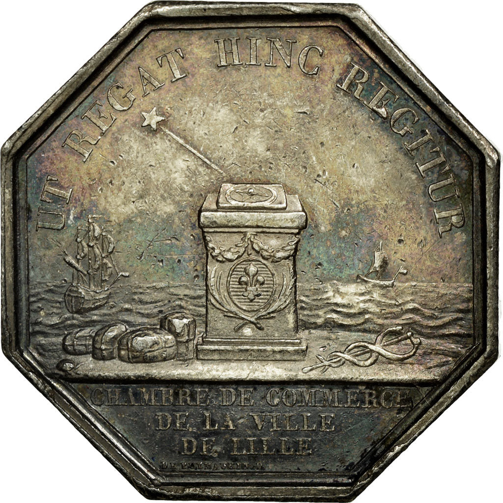 France, Token, Chamber of Commerce, AU(50-53), Silver