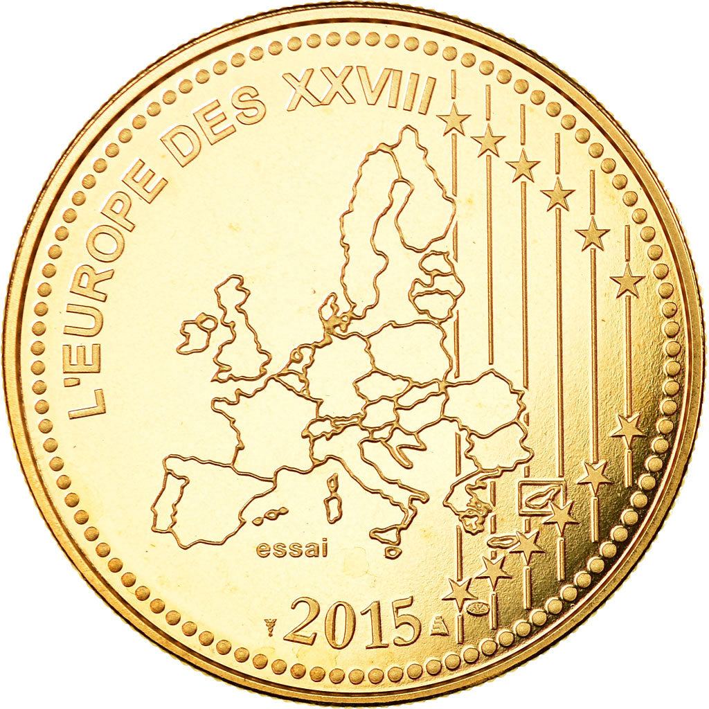 França, Medal, L'Europe des XXVIII, La Victoire de 1945, 2015, MS(65-70)