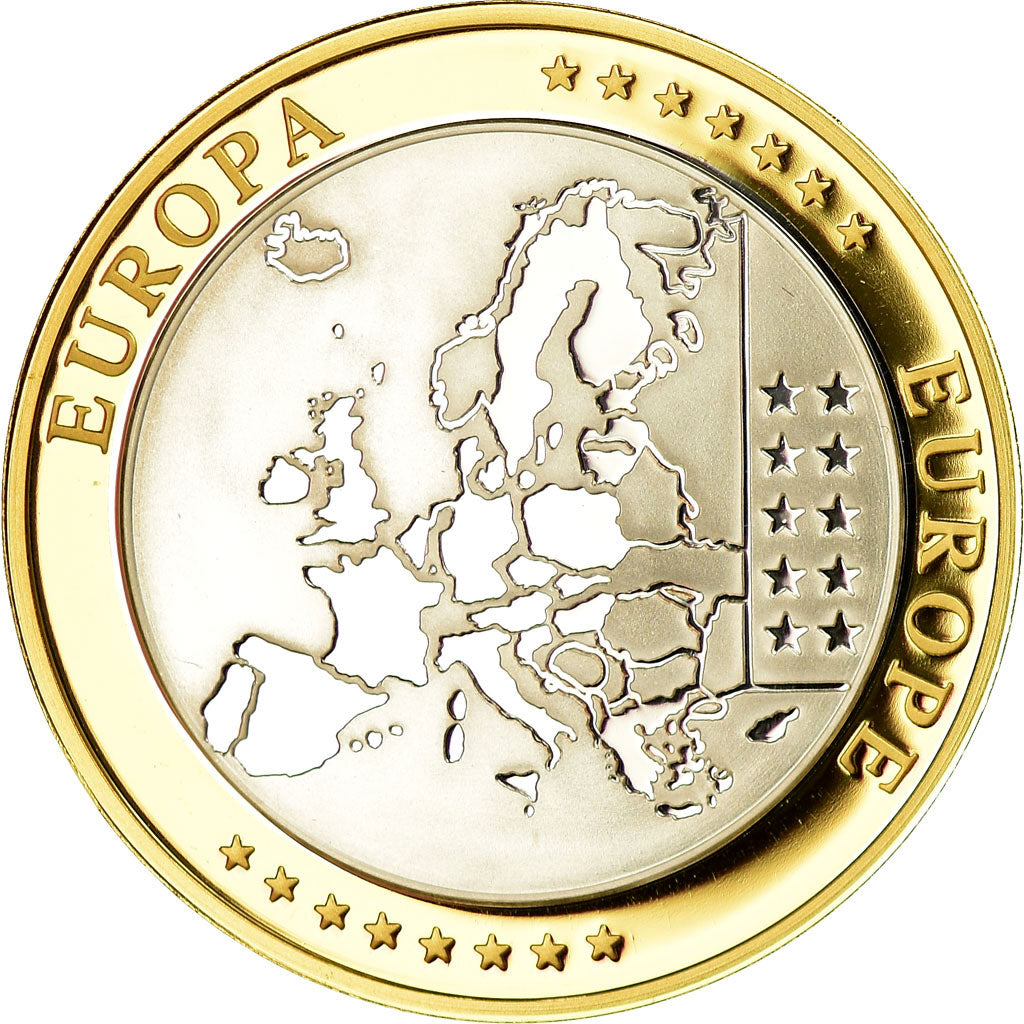 Estonia, Medal, Euro, Europa, MS(65-70), Silver