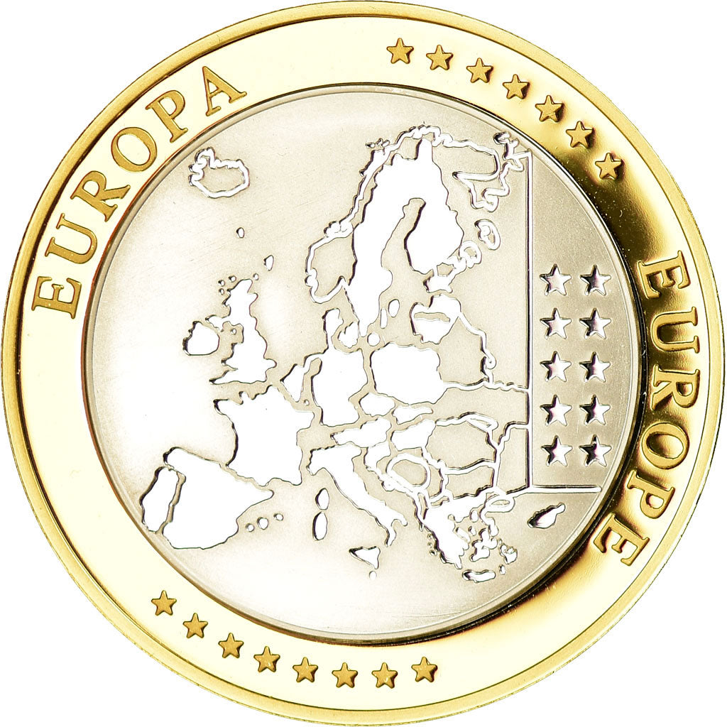 Pays-Bas, Médaille, Euro, Europa, FDC, Argent