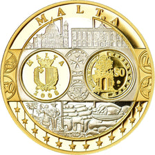 Malta, Medal, Euro, Europa, MS(65-70), Silver