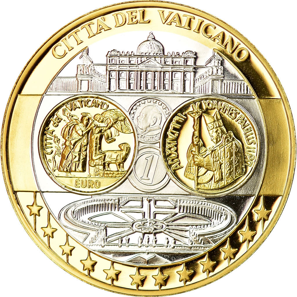 Vatican, Médaille, L'Europe, Vatican, FDC, Argent