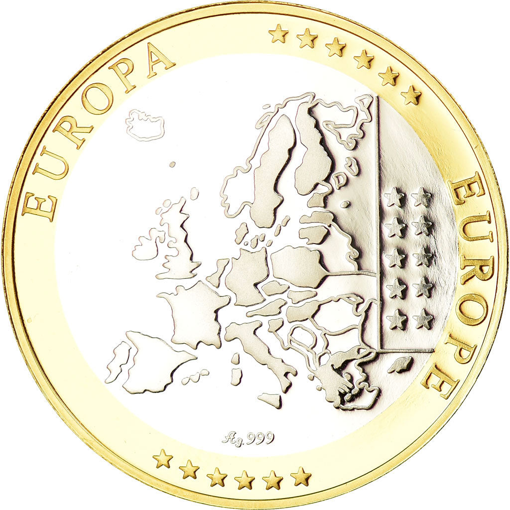 Vatican, Médaille, L'Europe, Vatican, FDC, Argent