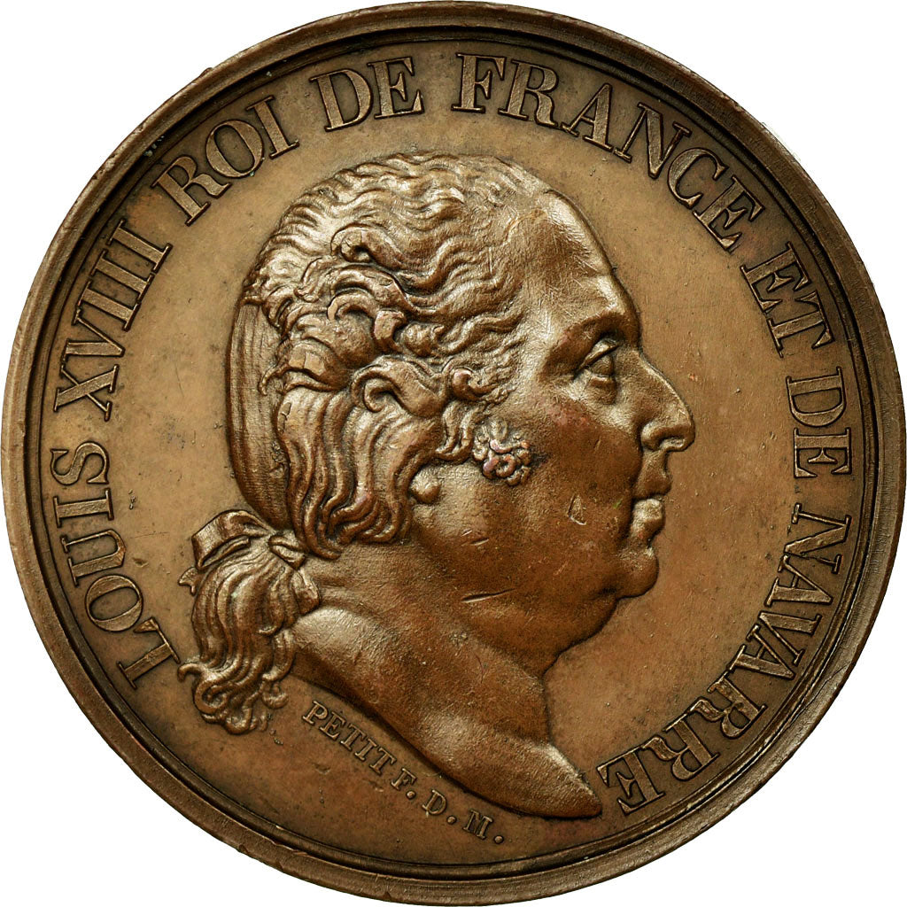 France, Jeton, Agriculture and Horticulture, 1832, SUP+, Cuivre