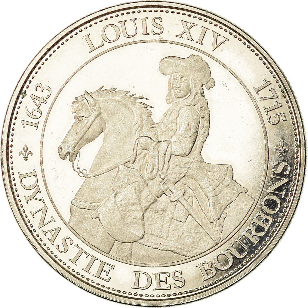 Francia, medaglia, Les rois de France, Louis XIV, SPL, Rame-nichel