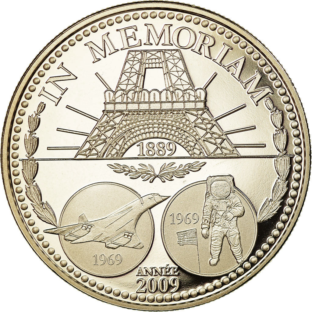 Francia, medaglia, Semeuse, La Pièce de l'Année, 2009, FDC, Rame-nichel