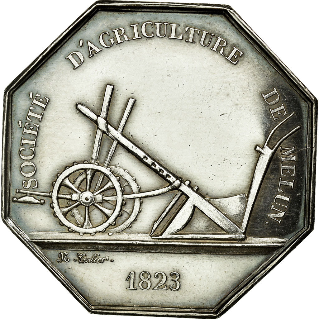 France, Jeton, Agriculture and Horticulture, 1823, SUP, Argent
