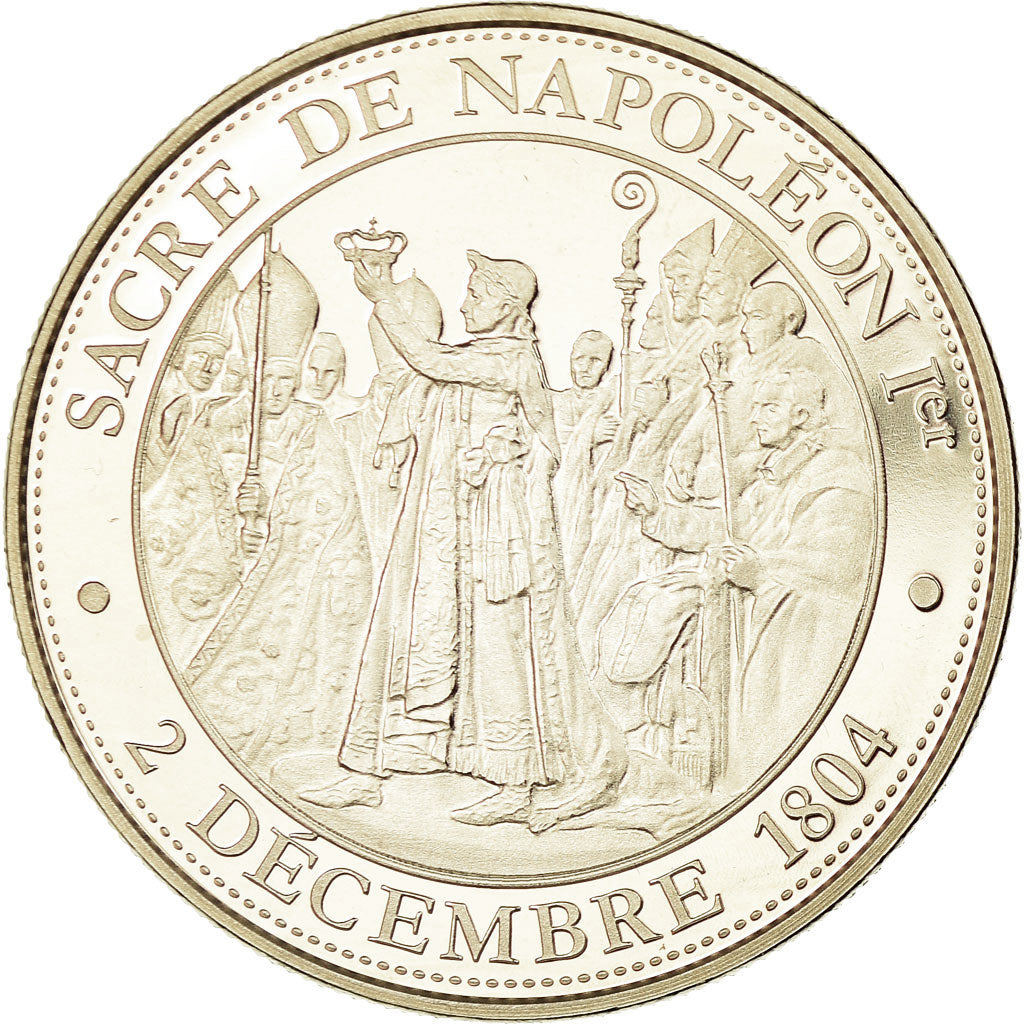 Frankrijk, Medaille, Le sacre de Napoléon Ier par Pie VII, FDC, Copper-nickel