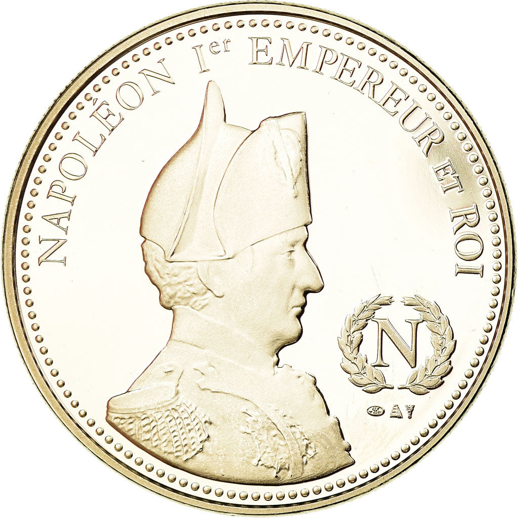 Francia, medaglia, Napoléon Ier, Bataille d'Austerlitz (1805), FDC, Rame-nichel