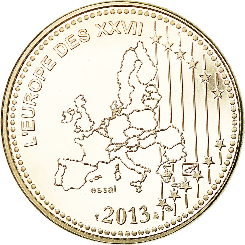 Frankreich, Medaille, 50 Ans du Traité de l'Elysée, 2013, UNZ+, Copper-nickel