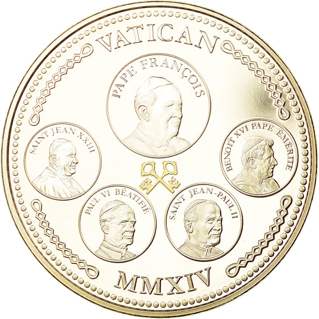 Vatican, Medal, Annus Paparum V, Religions & beliefs, 2014, MS(65-70)