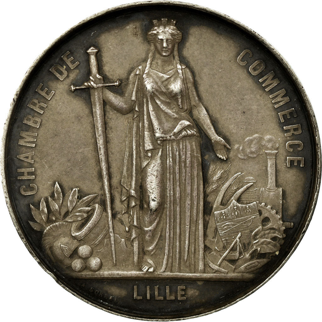 France, Token, Chamber of Commerce, EF(40-45), Silver