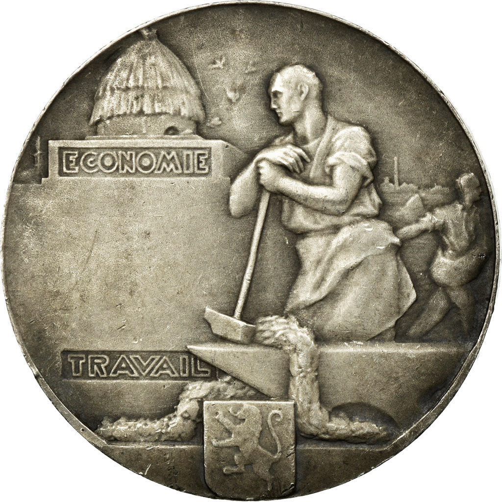 France, Token, Caisse d'Epargne de Valenciennes, Silver, AU(50-53)