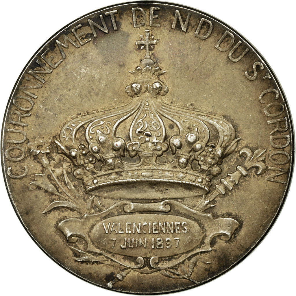 Francja, Token, Religia, 1897, EF(40-45), Bronze
