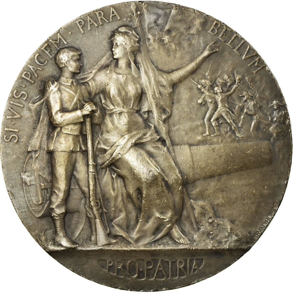 Francia, medaglia, Préparation Militaire, Offert par le Ministre de la Guerre