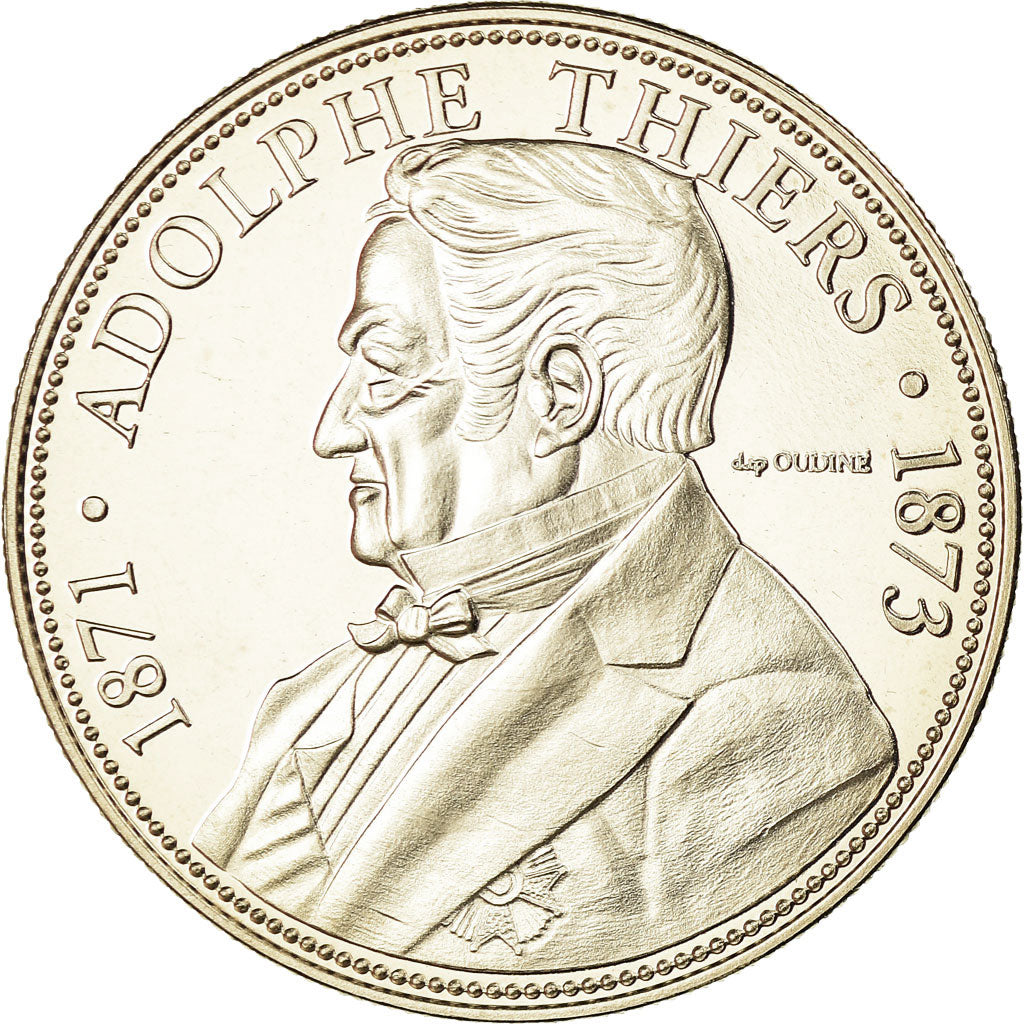 France, Medal, Les Présidents de la République, Adolphe Thiers, MS(65-70)