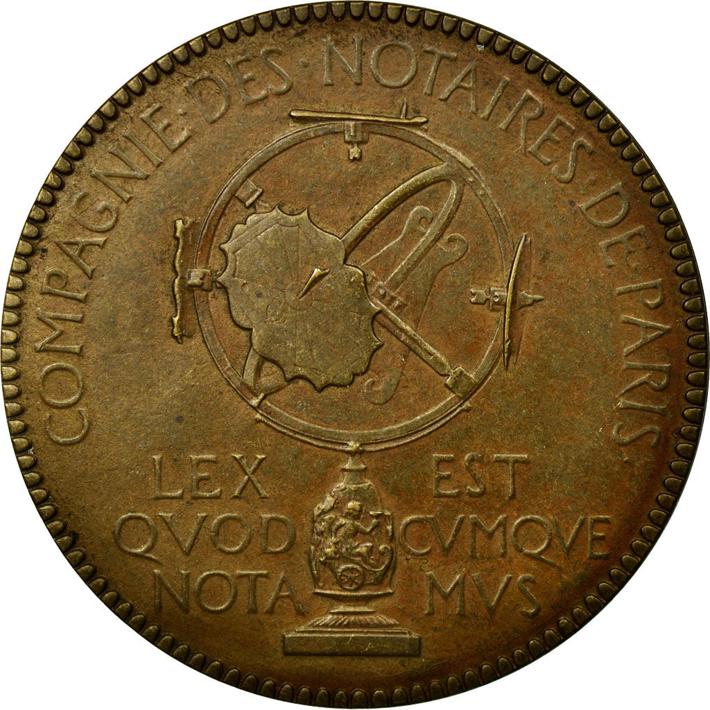 Frankrijk, Token, Notary, PR, Bronze, Lerouge:322.d