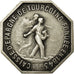 France, Token, Savings Bank, 1843, AU(55-58), Silver