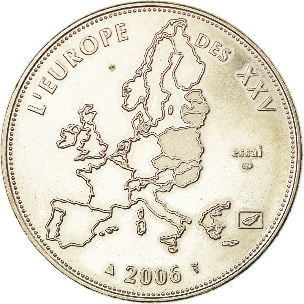 France, Medal, L'Europe des XXV, Dernière Année des 12 Pays de l'Euro, 2006