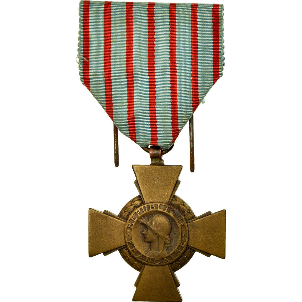 France, Croix du Combattant, Medal, 1914-1918, Very Good Quality, Bronze, 36