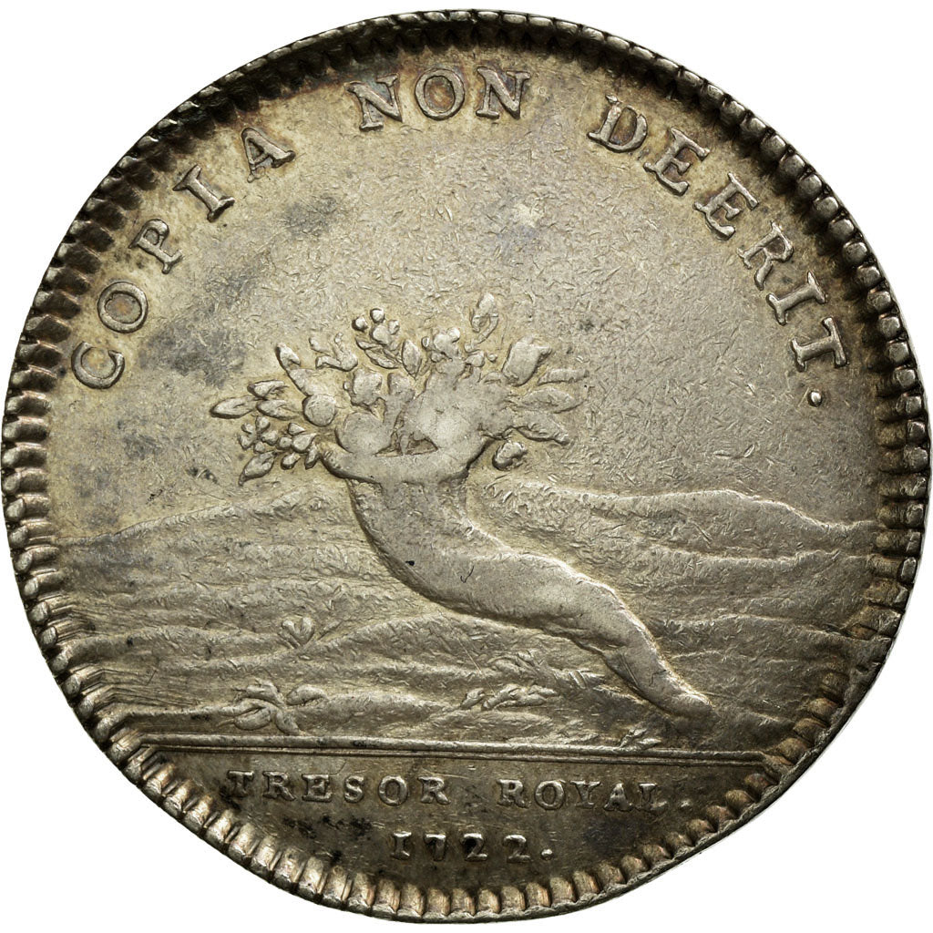 France, Token, Royal, 1723, MS(60-62), Silver, Feuardent:2006