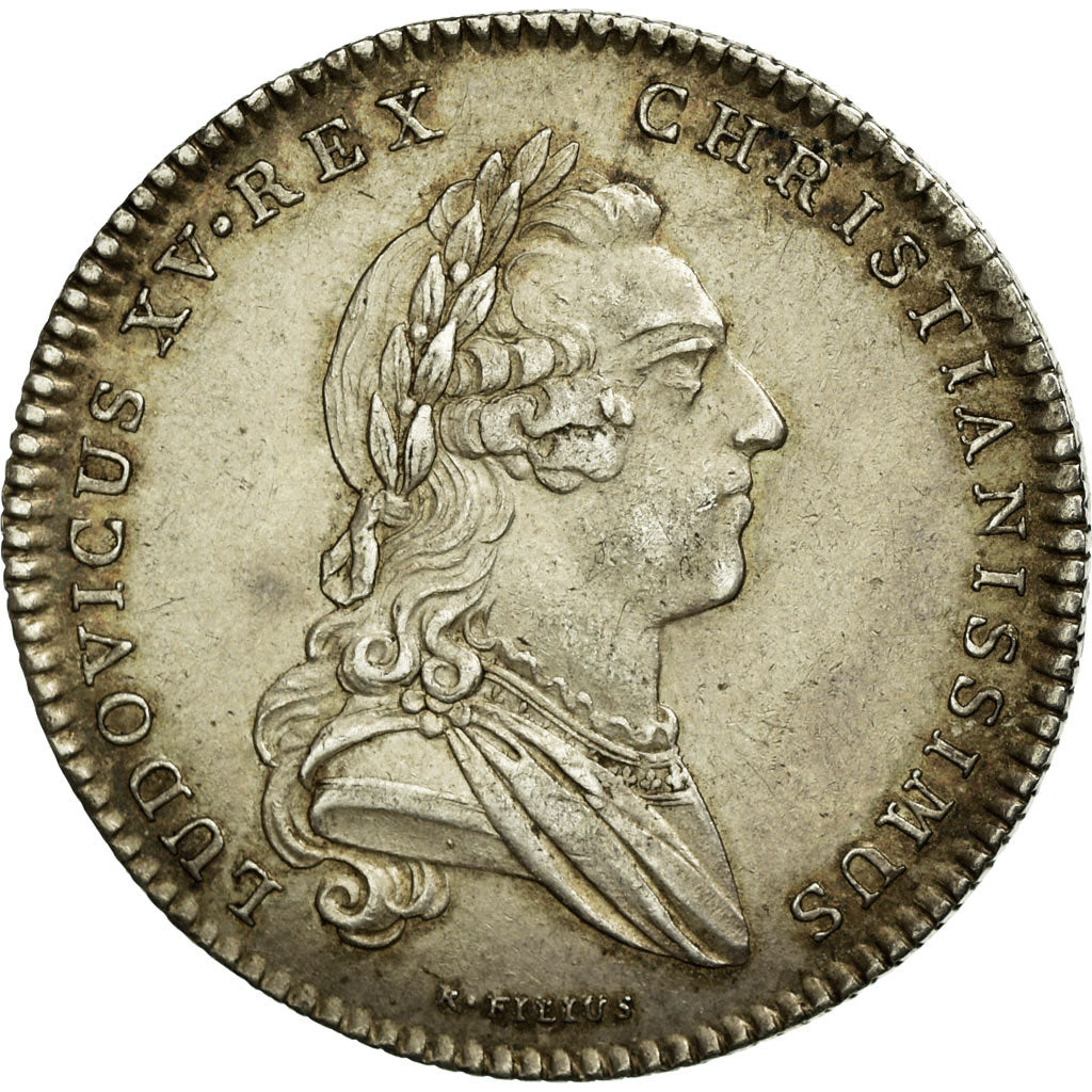 France, Token, Royal, 1764, AU(55-58), Silver, Feuardent:8774