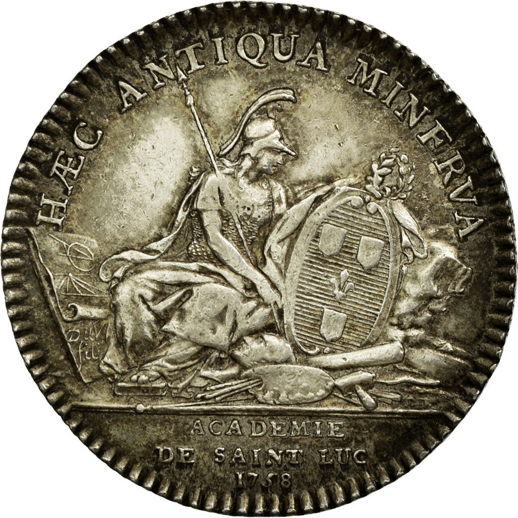 France, Token, Royal, 1758, AU(50-53), Silver, Feuardent:4416